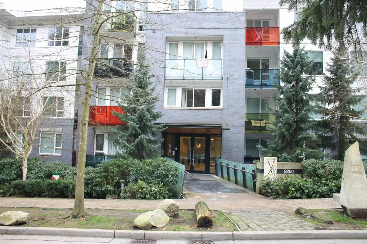 Exterior Rear Photo of 303 9250 University High Street, Burnaby, BC