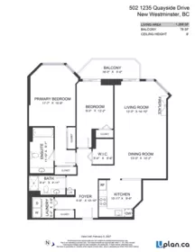 Outdoor Patio Photo of 502 1235 Quayside Drive, New Westminster, BC