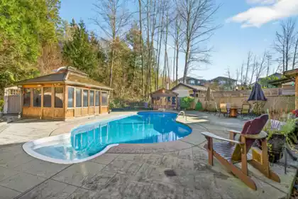 Aerial View of 10668 245b Street, Maple Ridge, BC