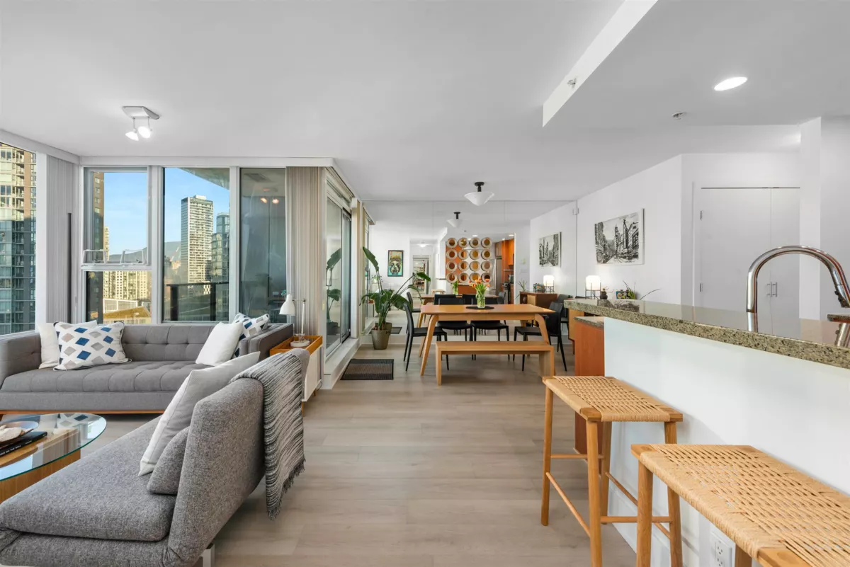 Living Room Photo of 2105 455 Beach Crescent, Vancouver, BC