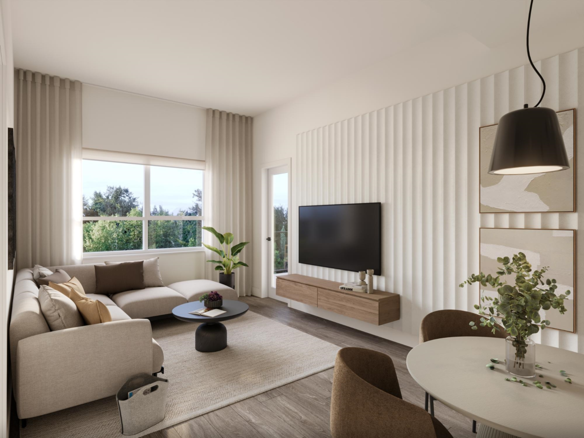 Living Room Photo of A212 19936 77 Avenue, Langley, BC