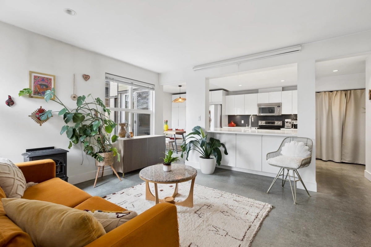 Kitchen Island Photo of 105 507 E 6th Avenue, Vancouver, BC