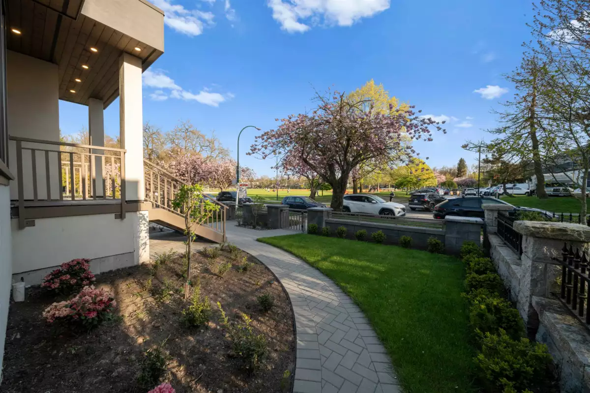 Aerial View of 2455 W 10th Avenue, Vancouver, BC