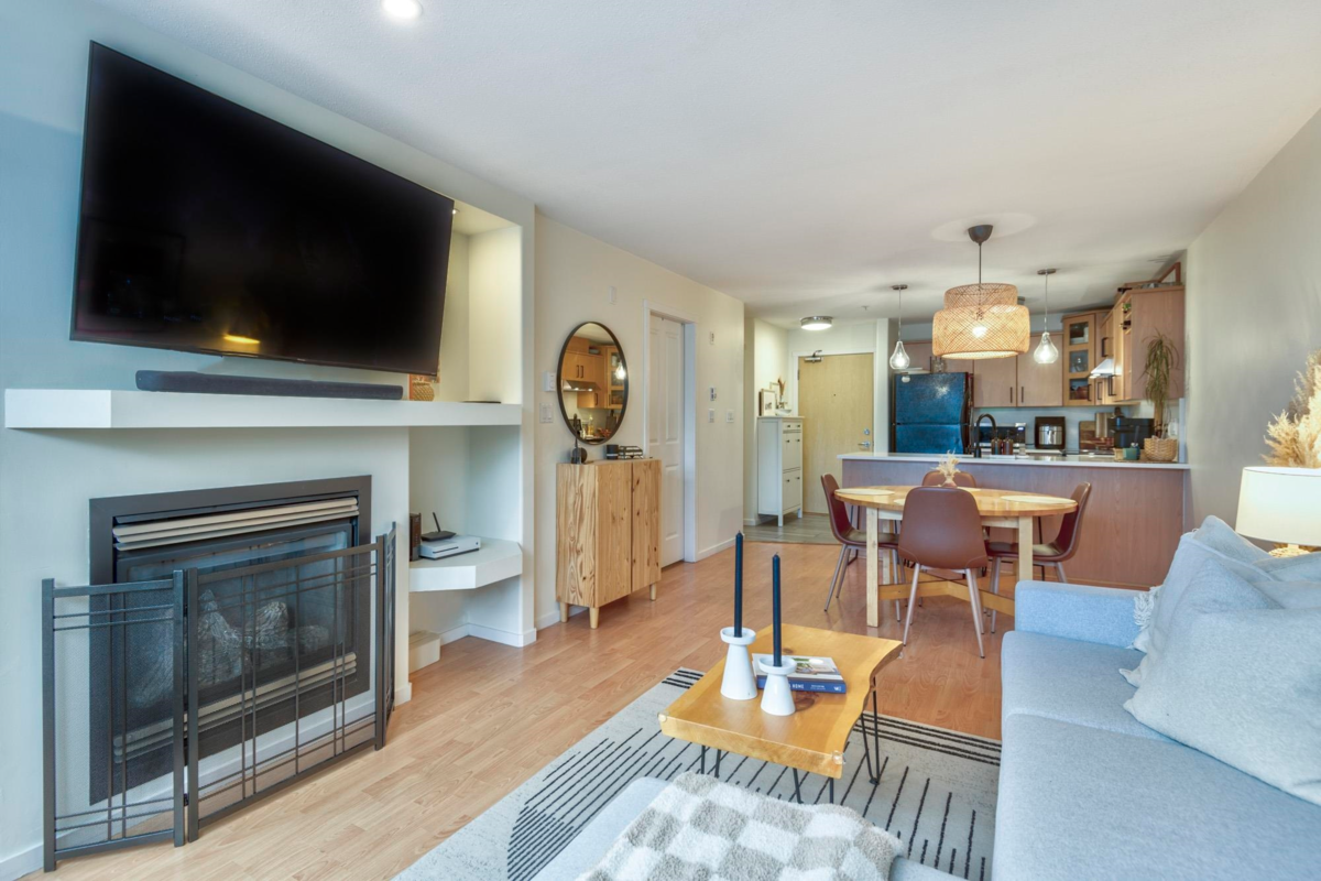 Family Room Photo of 113 3148 St Johns Street, Port Moody, BC