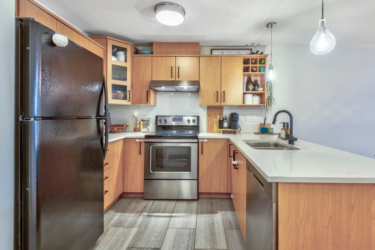 Kitchen Photo of 113 3148 St Johns Street, Port Moody, BC