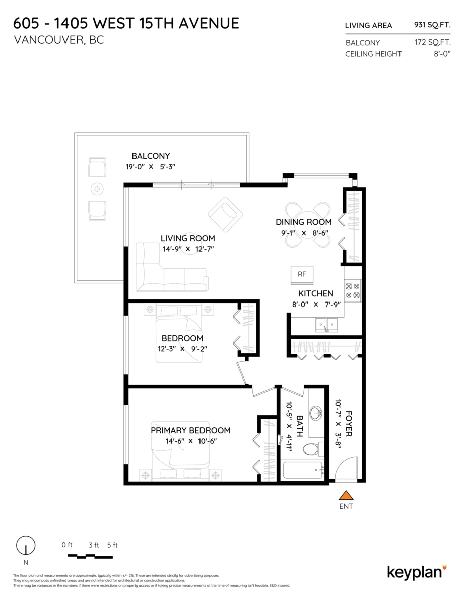 Garden / Landscaping Photo of 605 1405 W 15th Avenue, Vancouver, BC