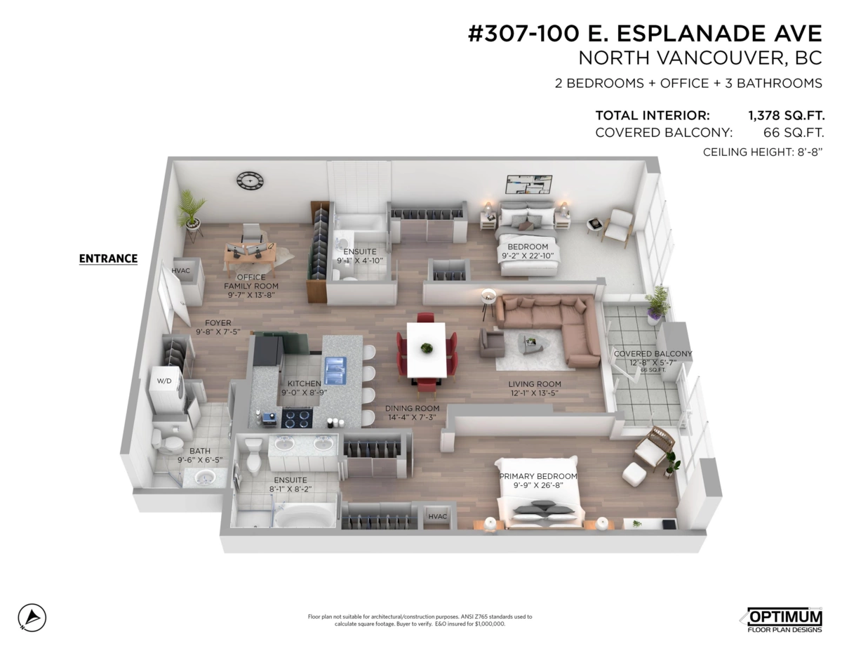 Office / Den Photo of 307 100 E Esplanade Avenue, North Vancouver, BC