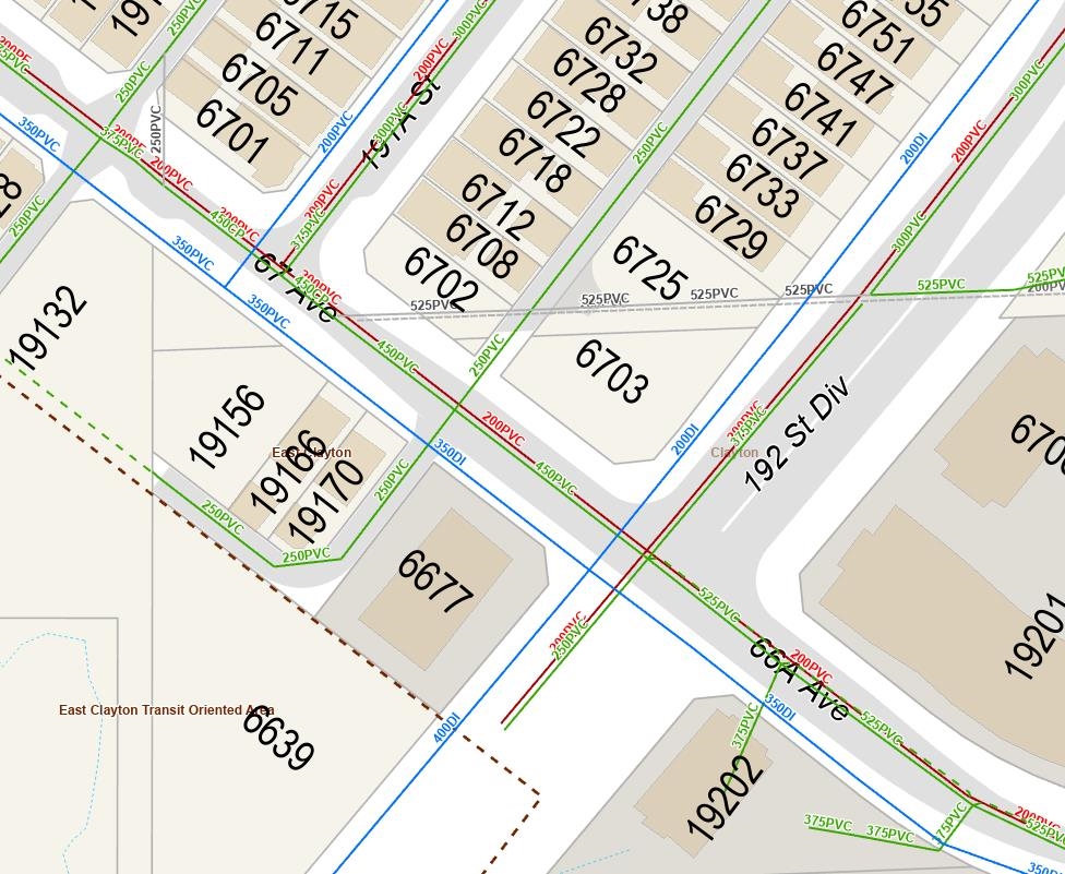 Exterior Rear Photo of 6703 192 Street, Surrey, BC