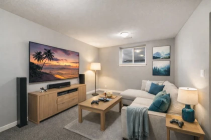 Basement Recreation Room Photo of 1386 Coast Meridian Road, Coquitlam, BC