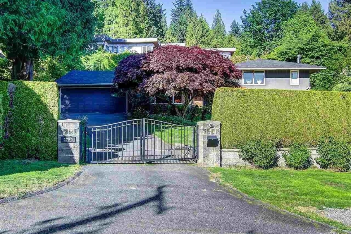 Exterior Rear Photo of 4730 Willow Creek Road, West Vancouver, BC