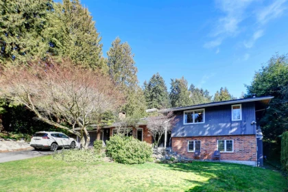 Aerial View of 4730 Willow Creek Road, West Vancouver, BC