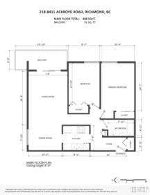 218 8411 Ackroyd Road, Richmond, BC, Richmond — Apartment/Condo for sale