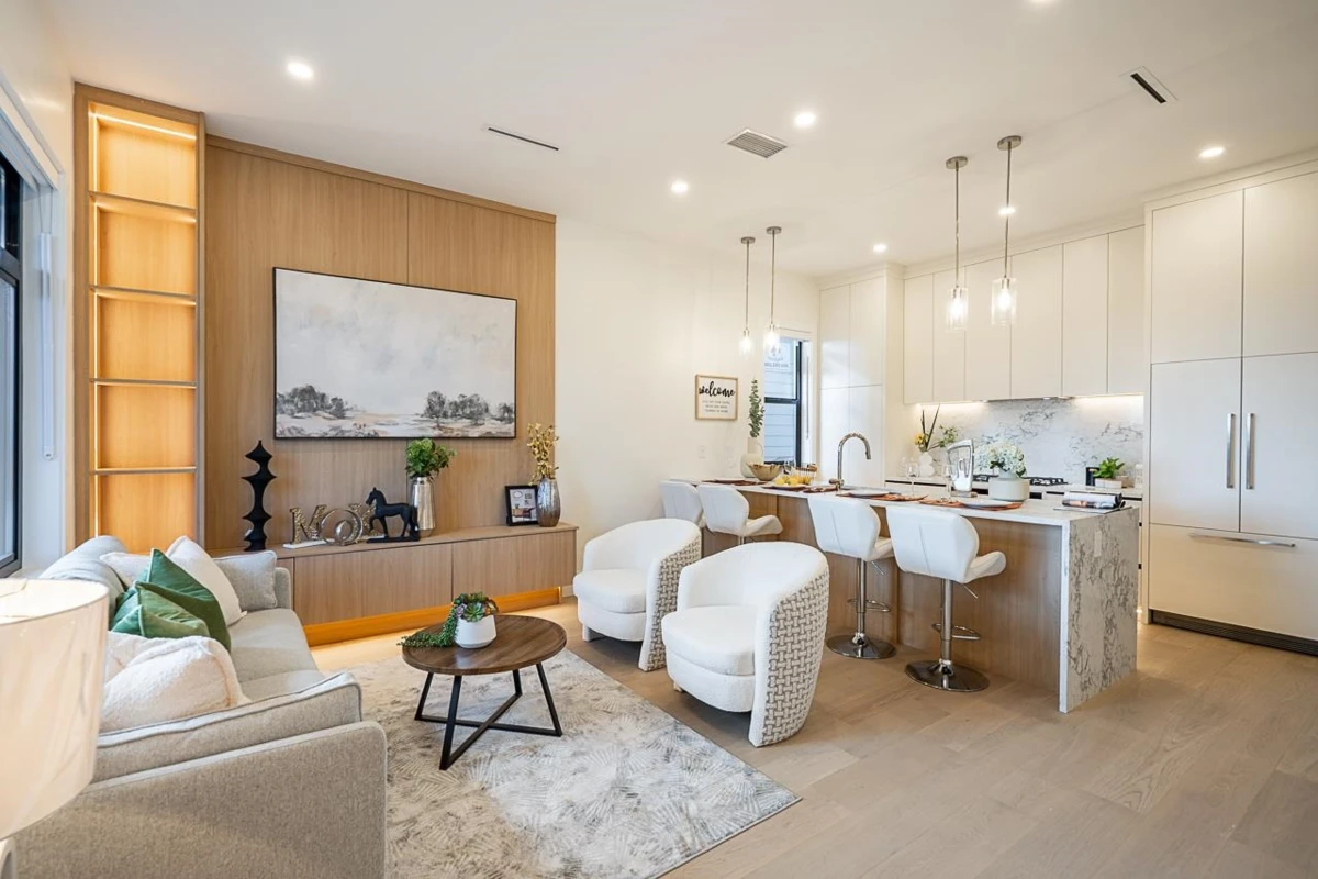 Living Room Photo of 2 4875 Albert Street, Burnaby, BC
