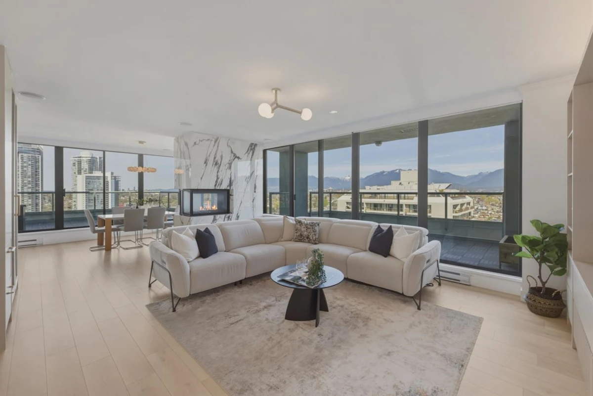 Living Room Photo of 2503 4380 Halifax Street, Burnaby, BC