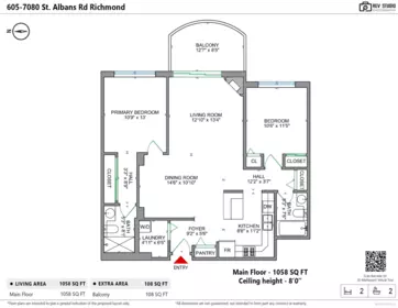 605 7080 St. Albans Road, Richmond, BC, Richmond — Apartment/Condo for sale
