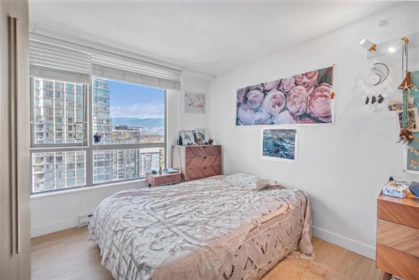 Bedroom 3 Photo of 2602 1238 Melville, Vancouver, BC