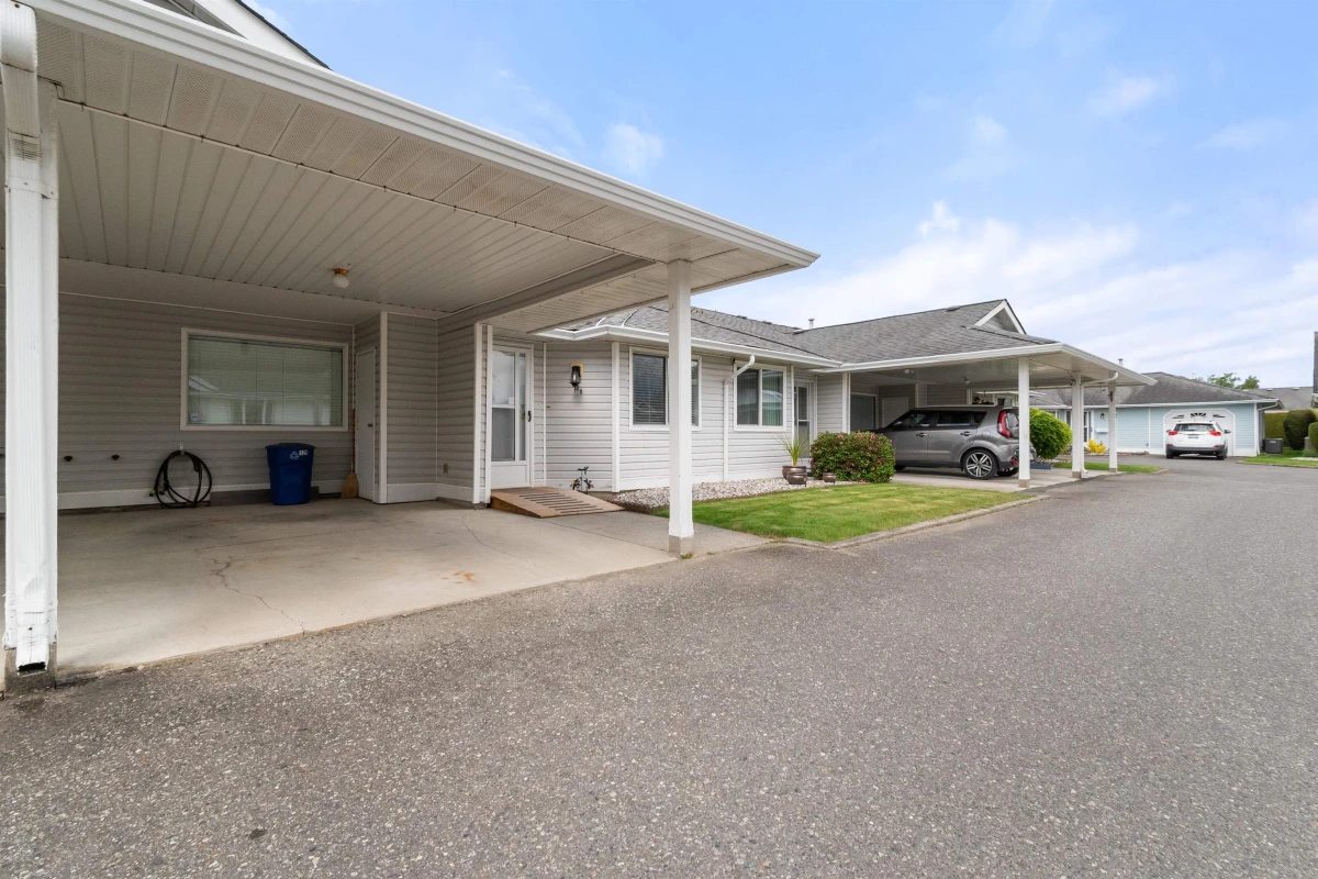 Exterior Rear Photo of 129 7610 Evans Road, Sardis, BC