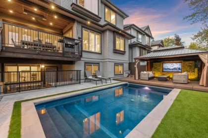 Aerial View of 3358 Ballard Avenue, Coquitlam, BC