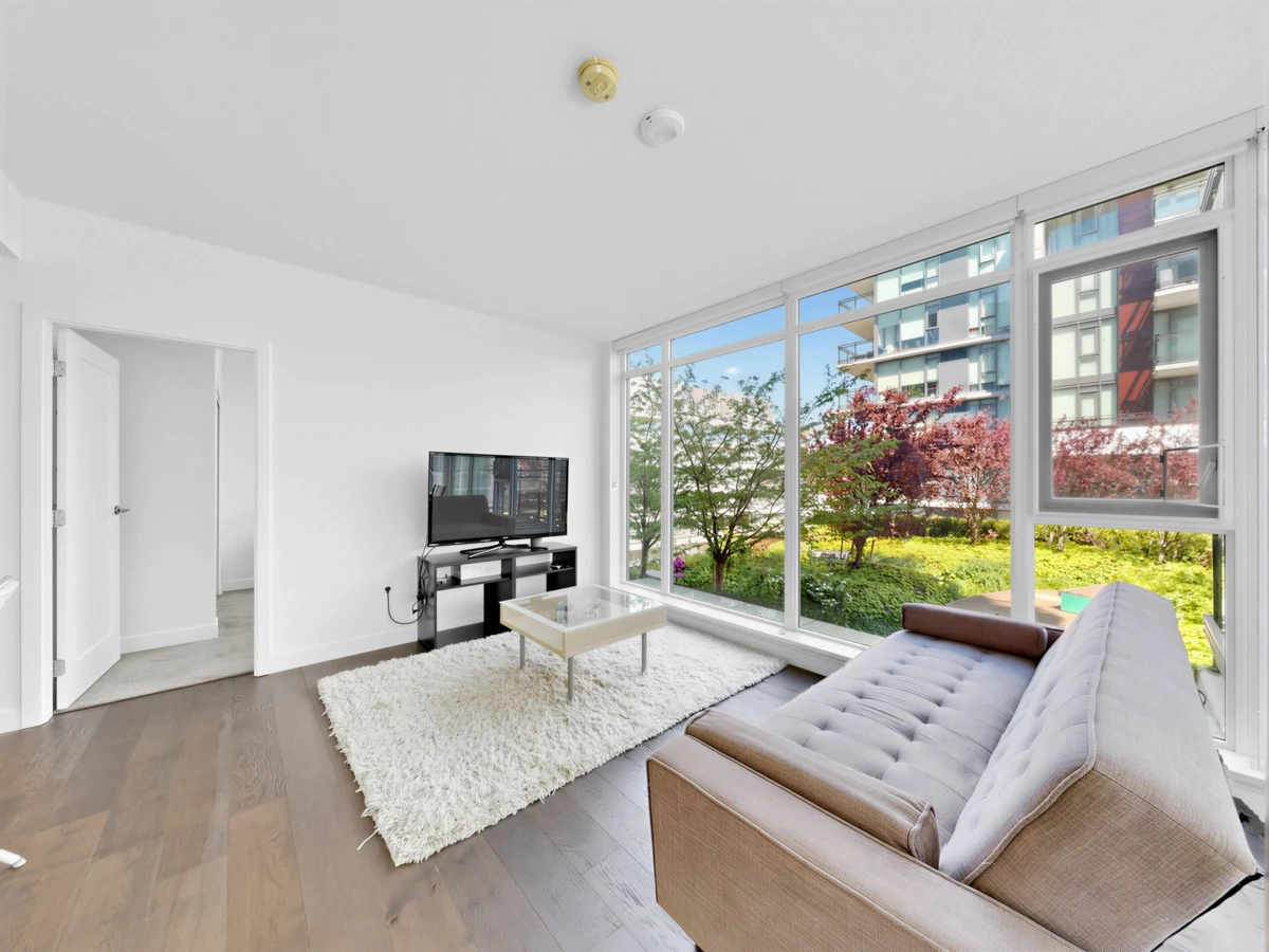 Living Room Photo of 1106 8199 Capstan Way, Richmond, BC