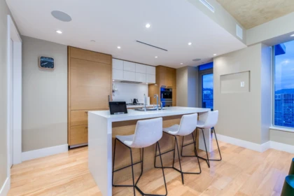Kitchen Island Photo of 3204 667 Howe Street, Vancouver, BC