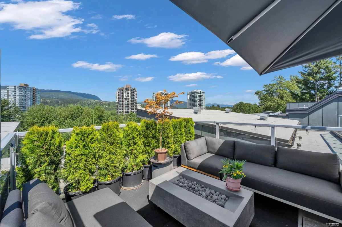 Exterior Rear Photo of 608 3229 St Johns Street, Port Moody, BC