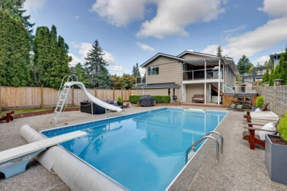 Aerial View of 6488 Sunshine Place, Delta, BC