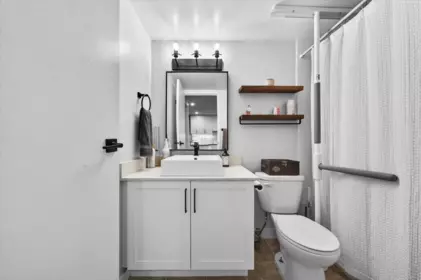 Powder Room Photo of 101 1122 King Albert Avenue, Coquitlam, BC