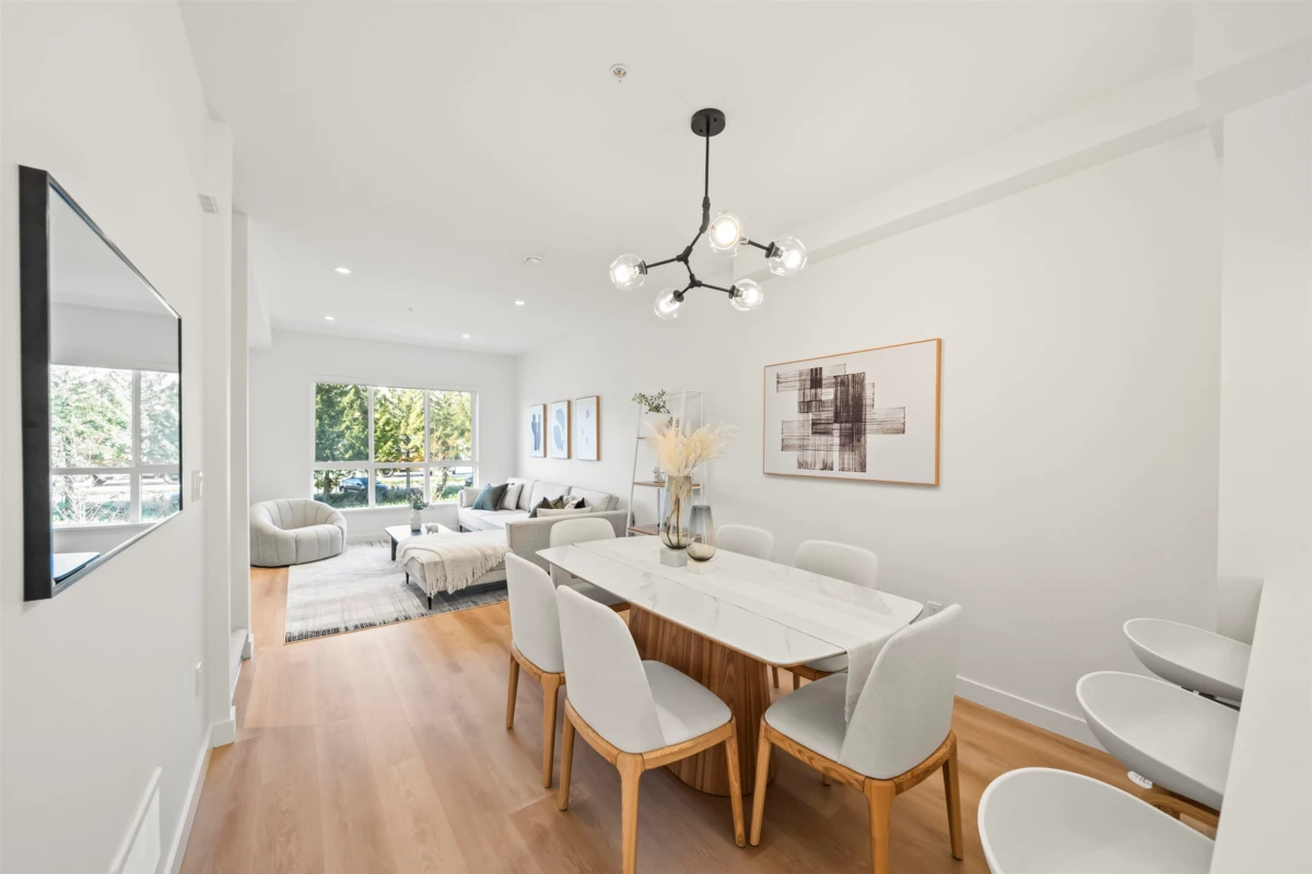 Dining Area Photo of 10 388 Duncan Street, New Westminster, BC