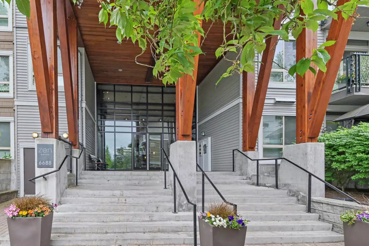 Exterior Rear Photo of 401 6688 120 Street, Surrey, BC