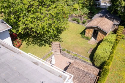 Aerial View of 646 E Windsor Road, North Vancouver, BC