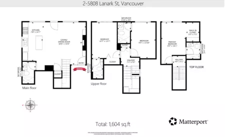 Entry Foyer Photo of 2 5808 Lanark Street, Vancouver, BC