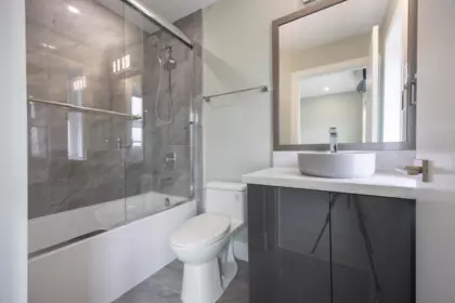 Powder Room Photo of 2 5808 Lanark Street, Vancouver, BC