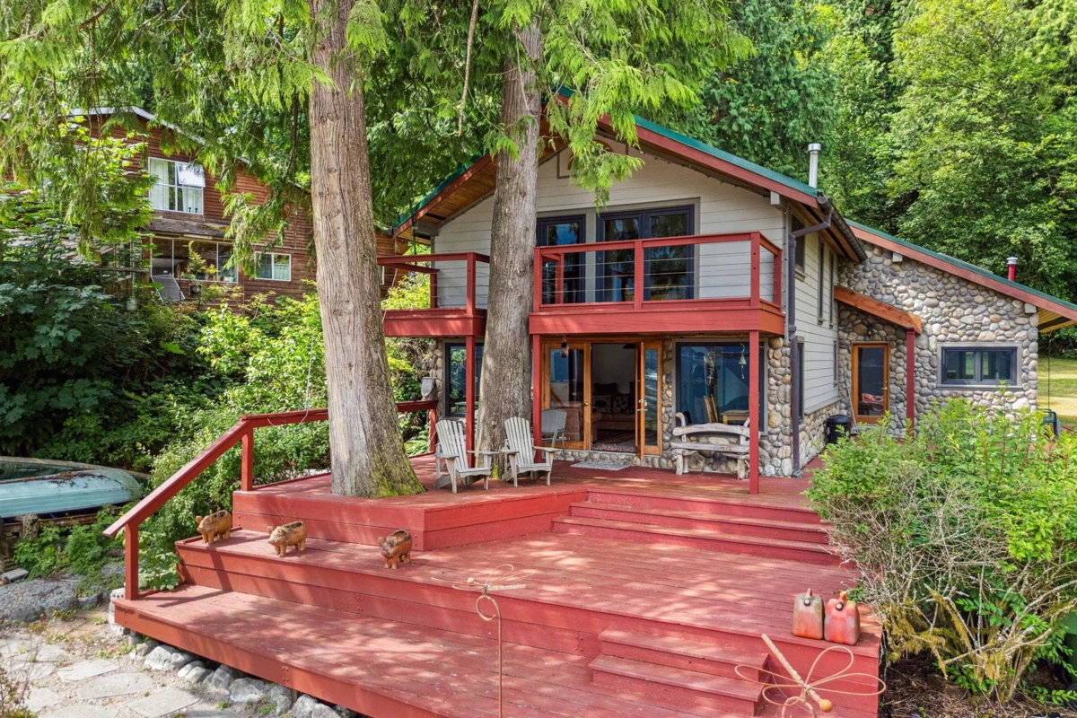 Exterior Rear Photo of 12 & 13 Coldwell Beach, North Vancouver, BC