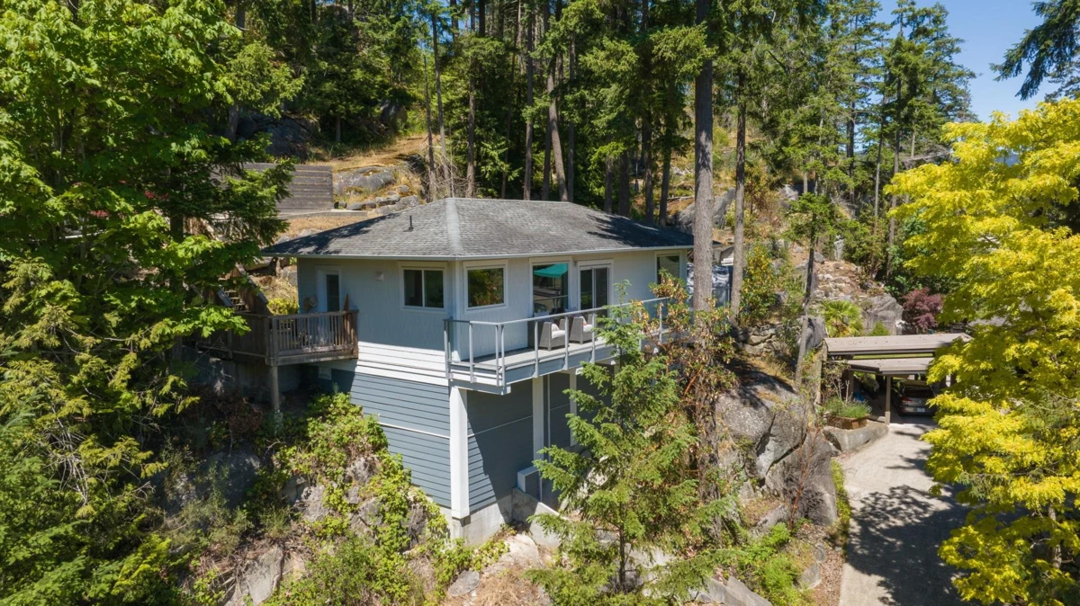 Exterior Rear Photo of 5673 Salmon Drive, Sechelt, BC