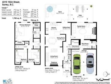 Hallway Photo of 2215 153a Street, Surrey, BC