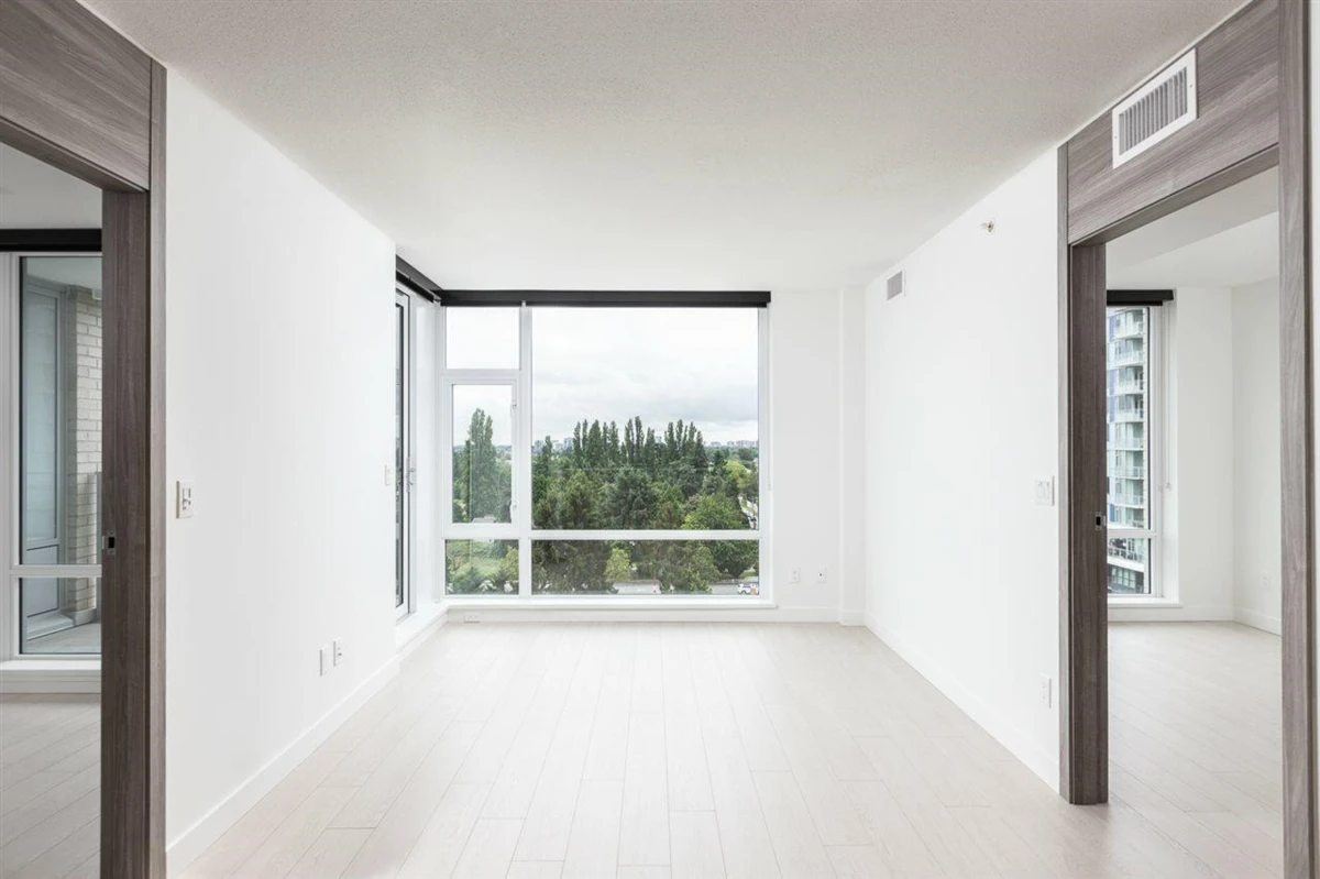 Living Room Photo of 1101 8800 Hazelbridge Way, Richmond, BC
