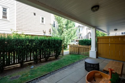 Backyard Photo of 112 20738 84 Avenue, Langley, BC