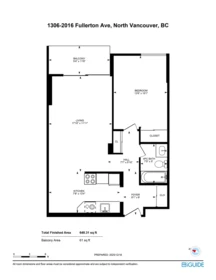 1306 2016 Fullerton Avenue, North Vancouver, BC, North Vancouver — Apartment/Condo for sale
