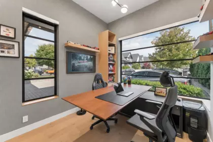 Aerial View of 7659 154 Street, Surrey, BC