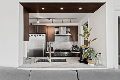 Kitchen Island Photo of 3302 193 Aquarius Mews, Vancouver, BC