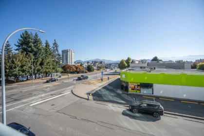 Aerial View of 302 32330 South Fraser Way, Abbotsford, BC