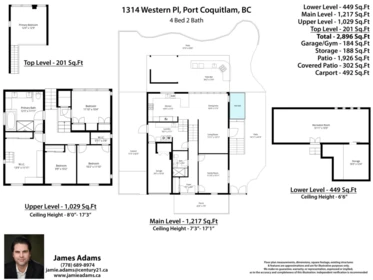 Aerial View of 1315 Western Place, Port Coquitlam, BC
