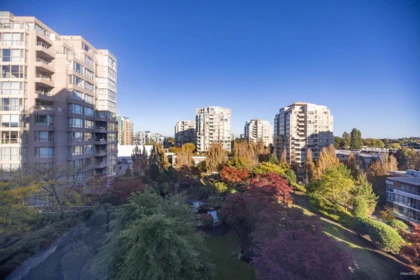 Aerial View of 801 8171 Saba Road, Richmond, BC