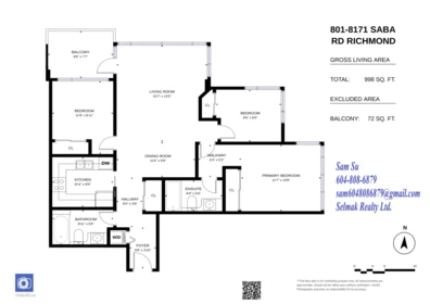 Fitness Center Photo Near 801 8171 Saba Road, Richmond, BC