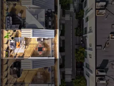 Aerial View of 140 W Woodstock Avenue, Vancouver, BC