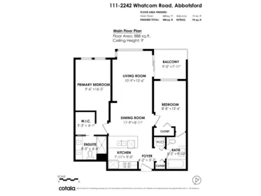 Entry Foyer Photo of 111 2242 Whatcom Road, Abbotsford, BC