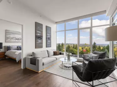 Living Room Photo of 603 1526 Finlay Street, White Rock, BC