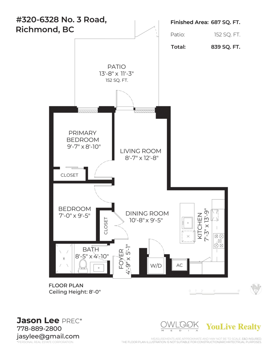 Living Room Photo of 320 6328 No. 3 Road, Richmond, BC