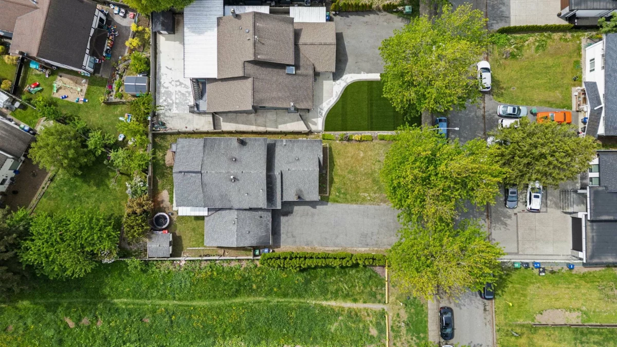 Aerial View of 15042 85a Avenue, Surrey, BC