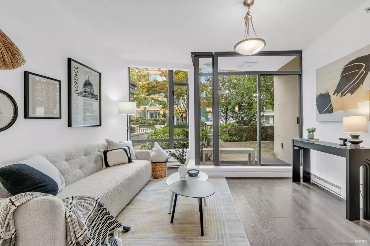 Exterior Rear Photo of 101 7362 Elmbridge Way, Richmond, BC